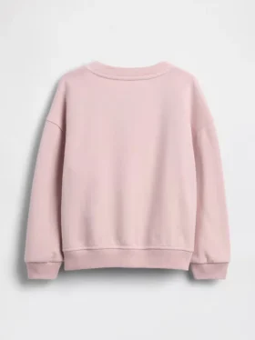 Baby og Småbarn-sweatshirt i Vintagesoft-frotté med brodert logo