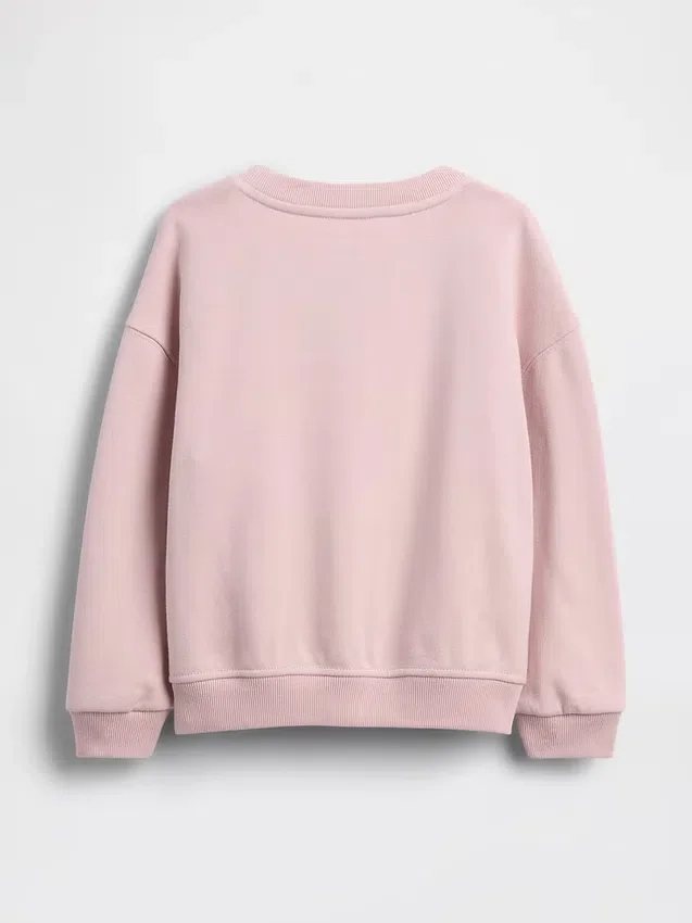 Baby og Småbarn-sweatshirt i Vintagesoft-frotté med brodert logo