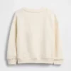 Baby og Småbarn-sweatshirt i Vintagesoft-frotté med brodert logo