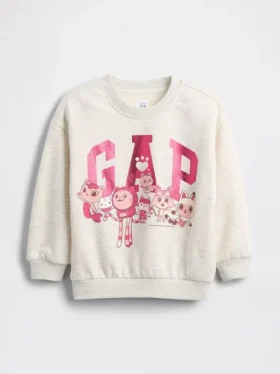 Baby og Småbarn-sweatshirt i Vintagesoft med Gabby Cat-logo