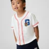 Baby og Småbarn-T-skjorte i baseballstil med Brannan Bear-logo