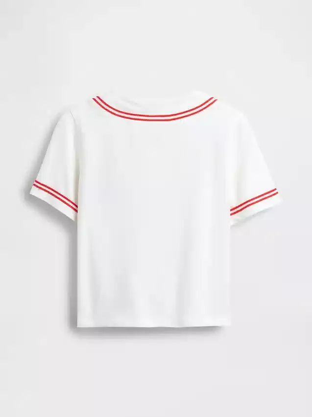Baby og Småbarn-T-skjorte i baseballstil med Brannan Bear-logo