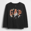 Baby og Småbarn-T-skjorte med grafisk logo som kan kombineres