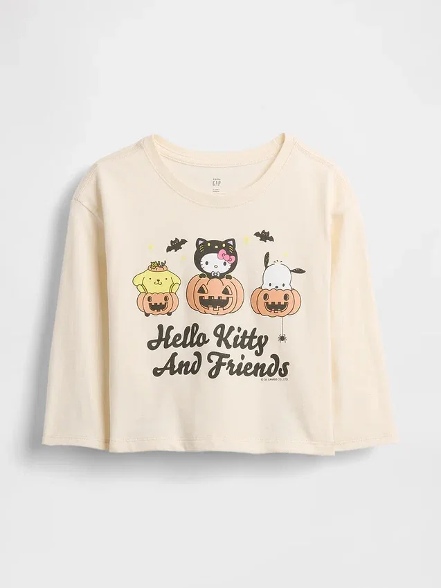 Baby og Småbarn-T-skjorte med Hello Kitty-motiv til Halloween