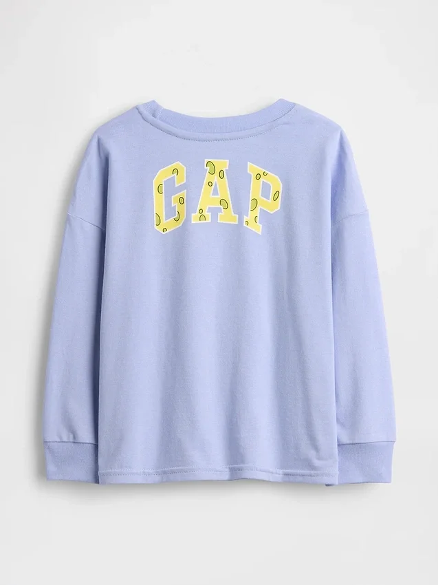 Baby og Småbarn-T-skjorte med Spongebob Squarepants-logo