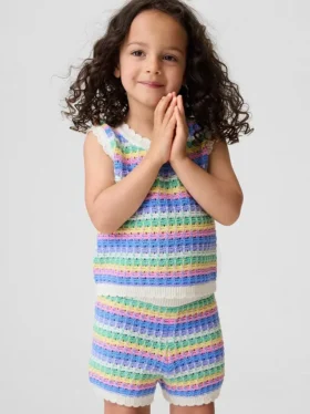 Baby og Småbarn-tanktop i heklet bomull