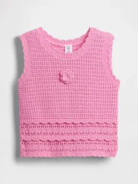 Baby og Småbarn-tanktop i heklet bomull