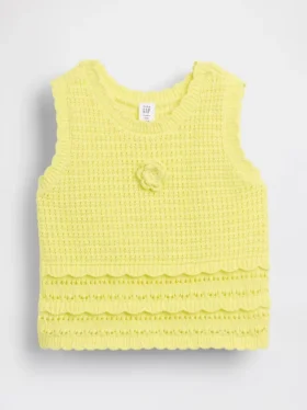 Baby og Småbarn-tanktop i heklet bomull