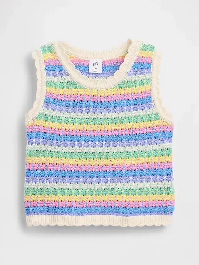 Baby og Småbarn-tanktop i heklet bomull
