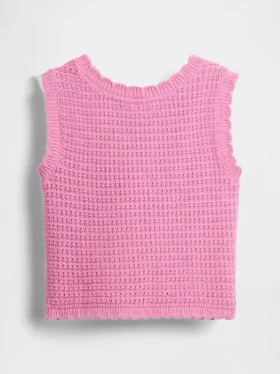Baby og Småbarn-tanktop i heklet bomull