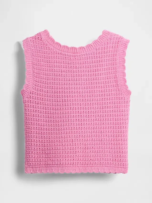 Baby og Småbarn-tanktop i heklet bomull