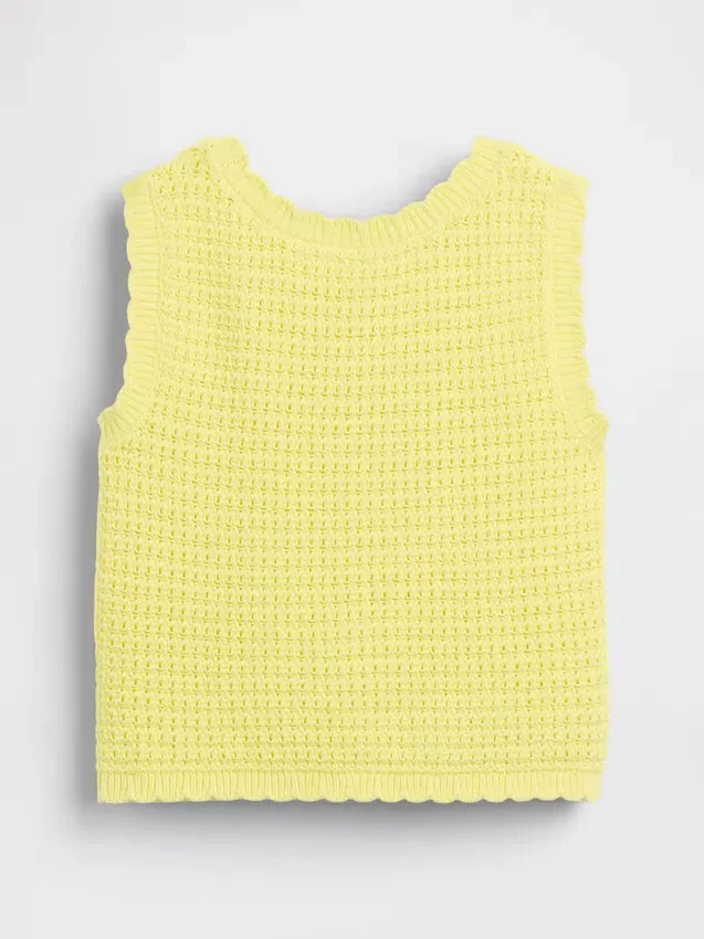Baby og Småbarn-tanktop i heklet bomull