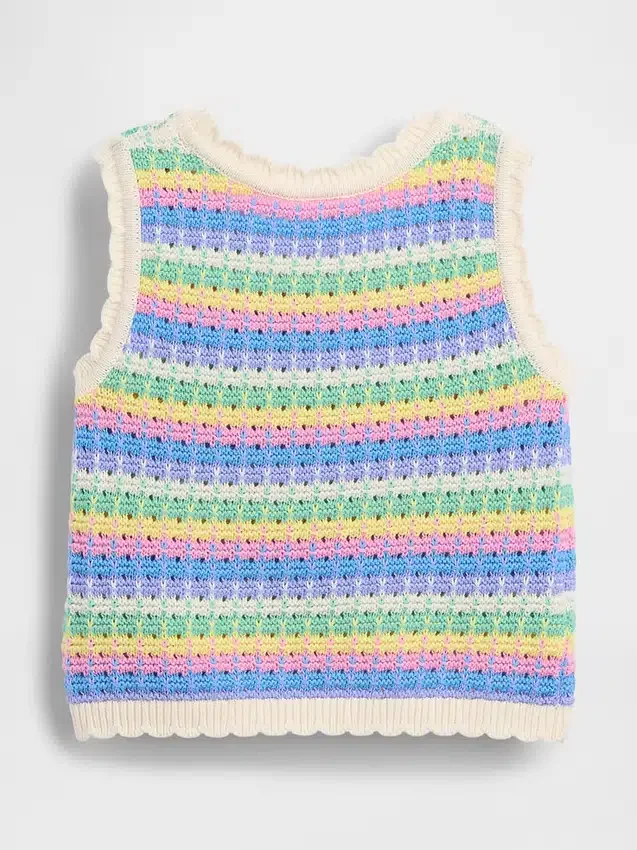 Baby og Småbarn-tanktop i heklet bomull