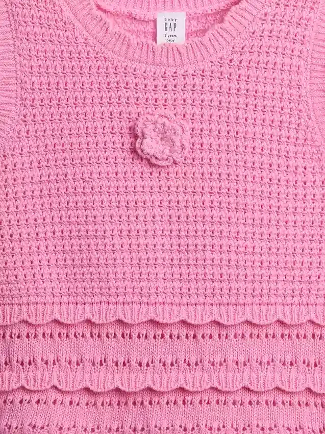 Baby og Småbarn-tanktop i heklet bomull