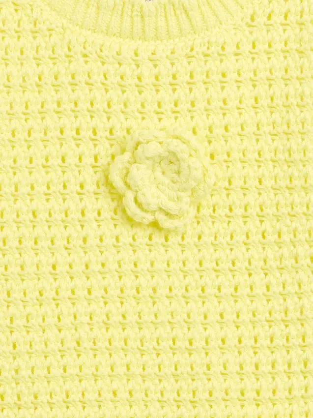 Baby og Småbarn-tanktop i heklet bomull