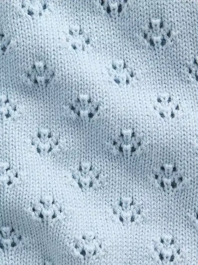 Baby og Småbarn-tanktop i pointelle med fargeblokker