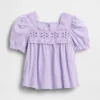 Baby og Småbarn: Top med hullmønster
