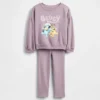 Baby og Småbarnssett med Bluey Vintagesoft-genser og ribbestrikkede leggings