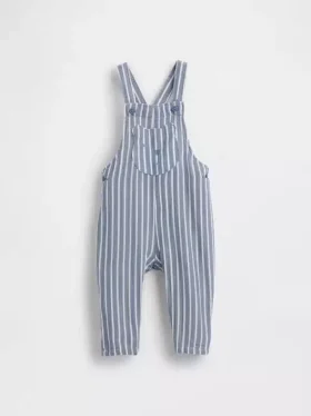 Baby-overalls i bomullsgasbind med Brannan Bear
