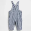 Baby-overalls i bomullsgasbind med Brannan Bear