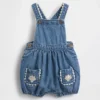 Baby-overalls i denim med lommer