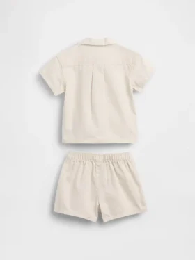 Baby-sett med lommeskjorte