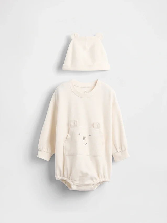 Baby Softspun Bear Bubble-sett