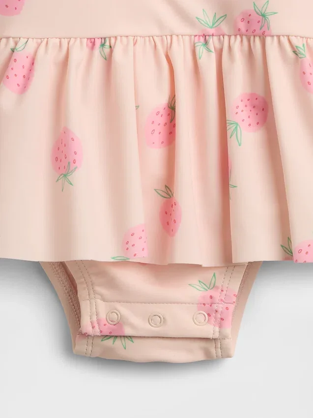 Baby Strawberry Rash Guard-badesett