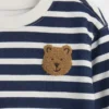 Baby Vintagesoft Bear Stripe-sweatsett