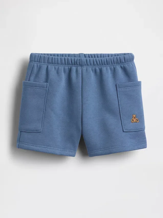 Baby Vintagesoft shorts med lommer og elastisk linning