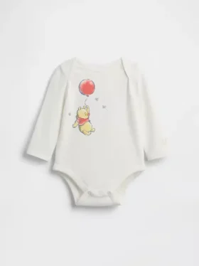 Baby Winnie the Pooh-body i økologisk bomull