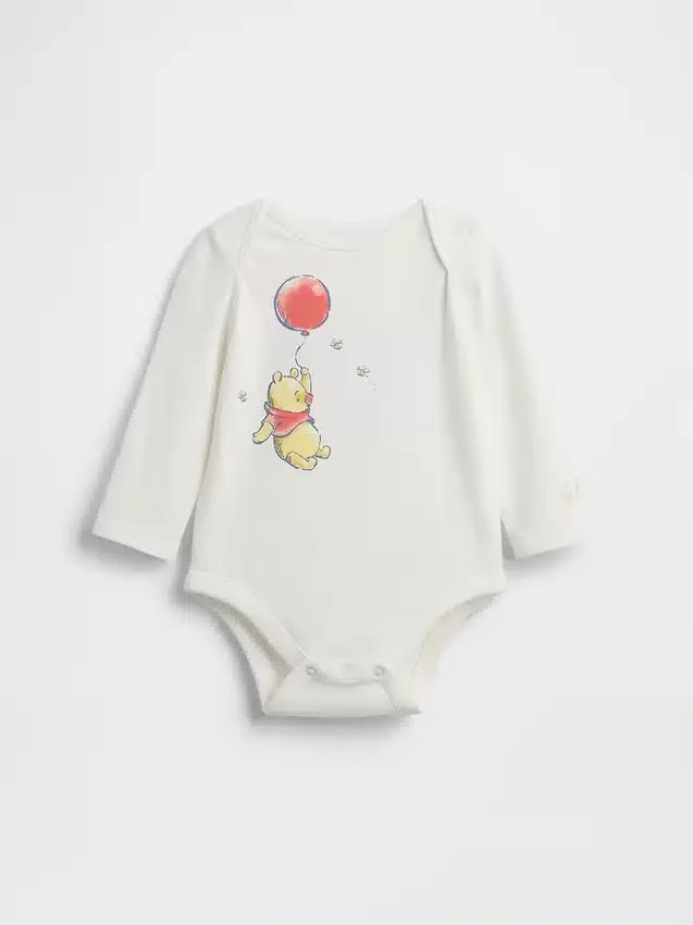 Baby Winnie the Pooh-body i økologisk bomull