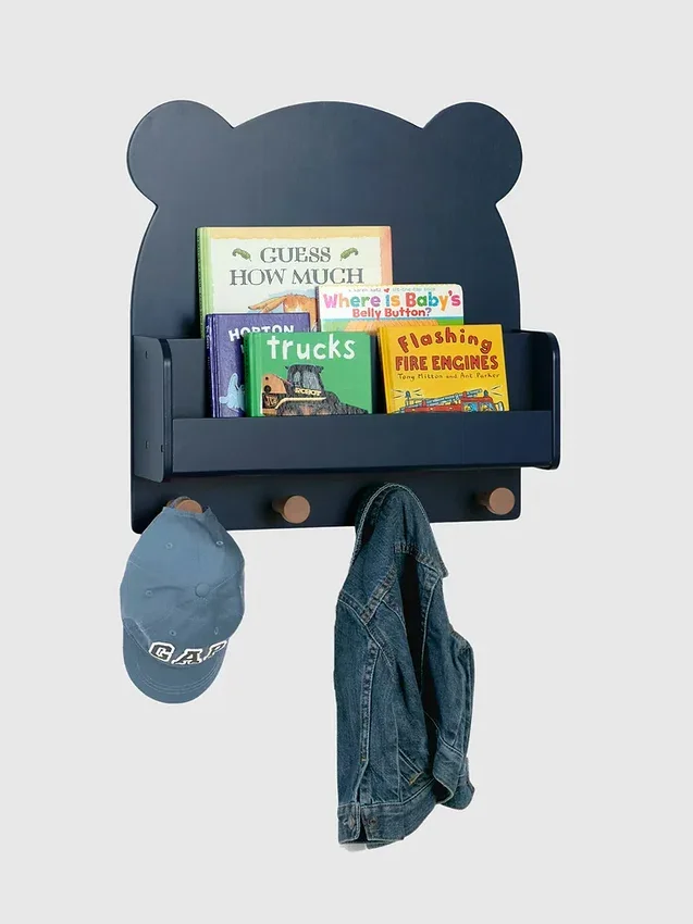 babyGap Brannan Bear vegghylle med 4 kroker