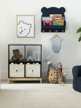 babyGap Brannan Bear vegghylle med 4 kroker
