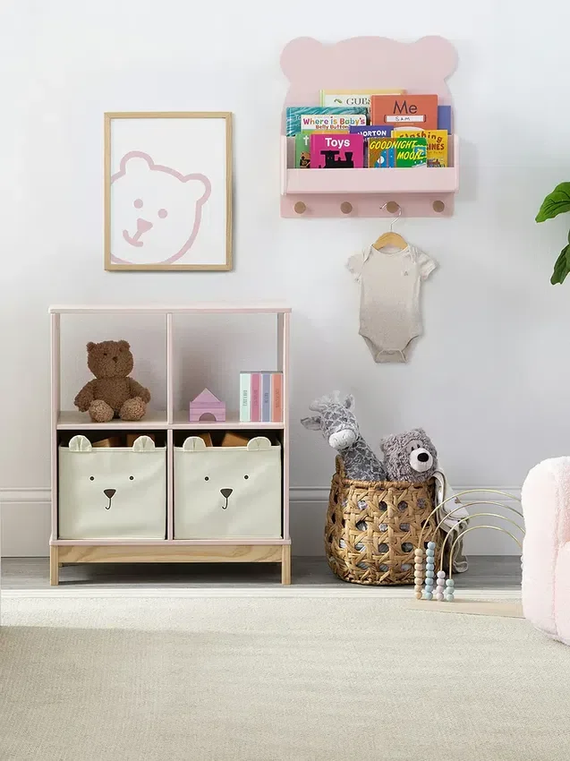 babyGap Brannan Bear vegghylle med 4 kroker