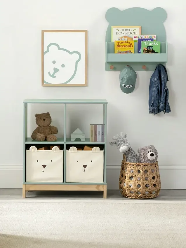 babyGap Brannan Bear vegghylle med 4 kroker