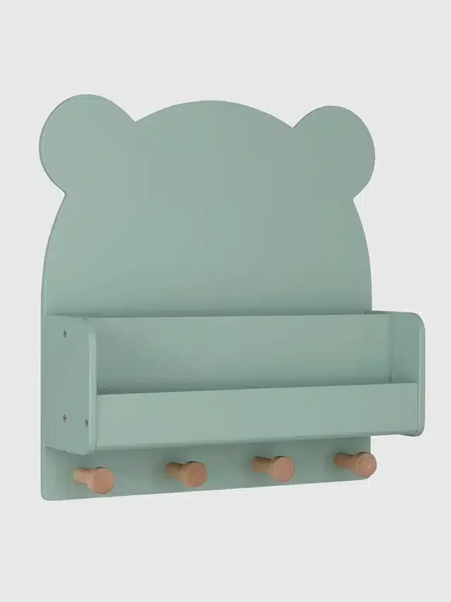 babyGap Brannan Bear vegghylle med 4 kroker