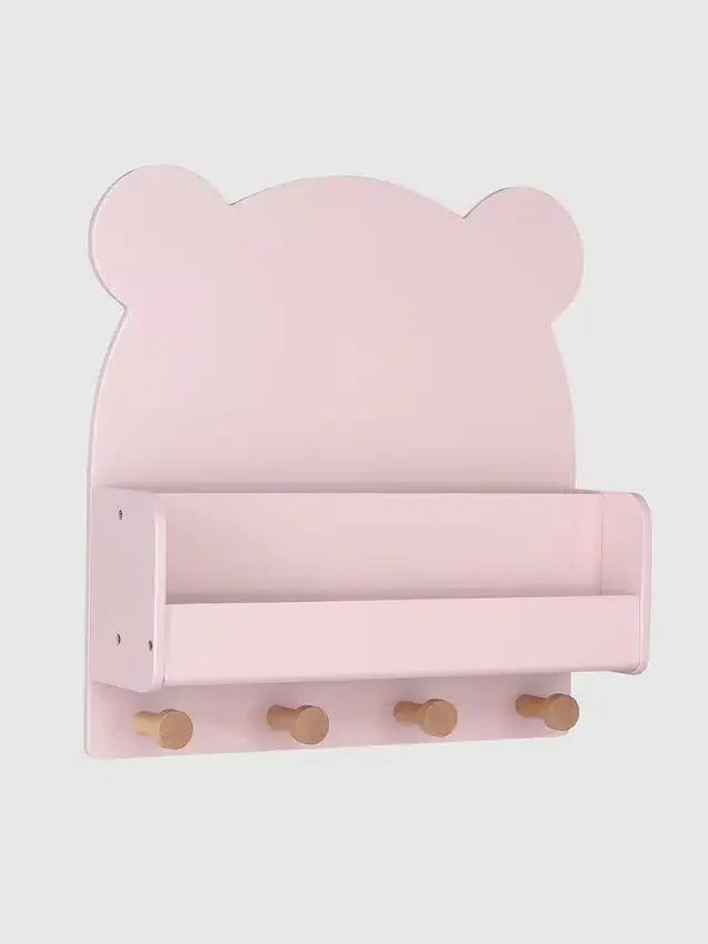 babyGap Brannan Bear vegghylle med 4 kroker