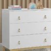 babyGap Legacy kommode med 3 skuffer, skinnhåndtak og sammenkoblede skuffer