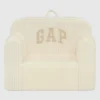 babyGap ribbet velour-skumstol med logo