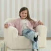 babyGap ribbet velour-skumstol med logo