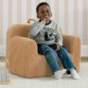 babyGap ribbet velour-skumstol med logo