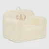 babyGap ribbet velour-skumstol med logo
