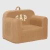 babyGap ribbet velour-skumstol med logo