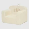 babyGap ribbet velour-skumstol med logo