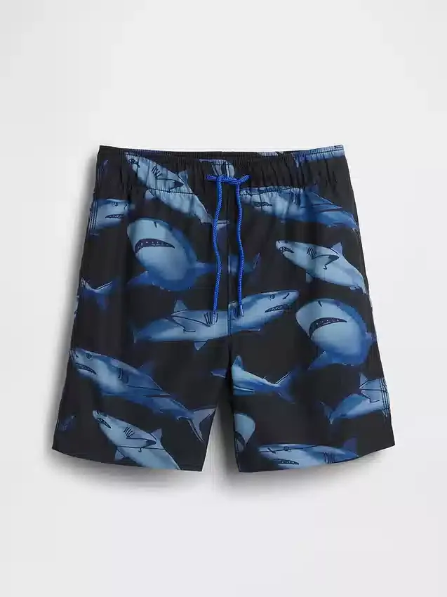 Badeshorts for barn, 5", resirkulert