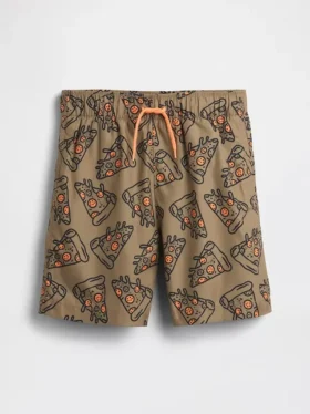 Badeshorts for barn, 5", resirkulert