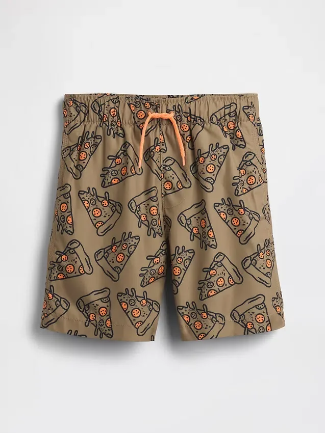 Badeshorts for barn, 5", resirkulert