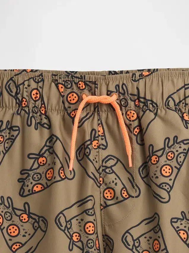 Badeshorts for barn, 5", resirkulert