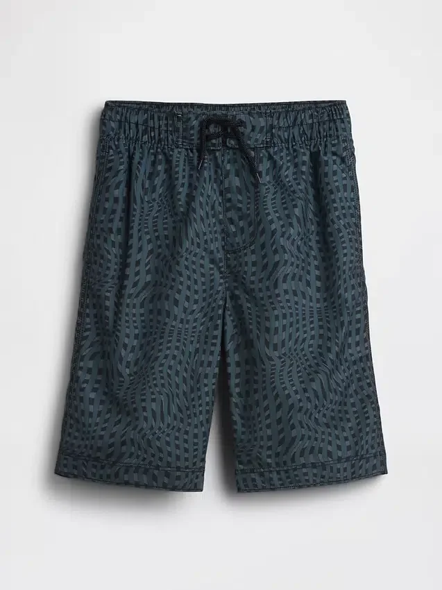 Badeshorts for barn, 8", resirkulert